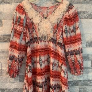 Fall Print Dress - NEW